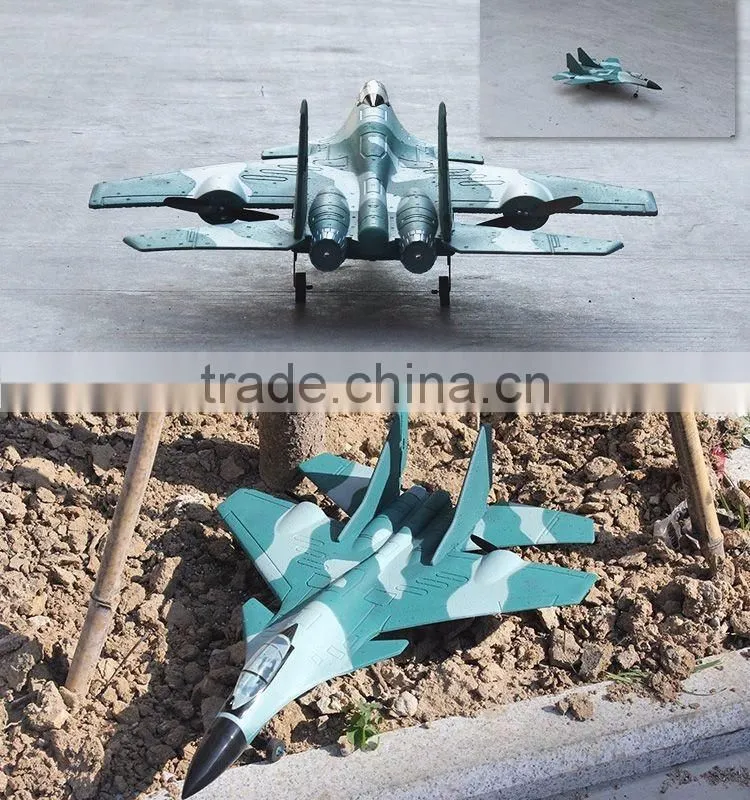 2.4GHZ Wireless Radio Control Model Airplane, SU27/J15 Stunt Flying Aircraft, RC Toy Fighter For Kids