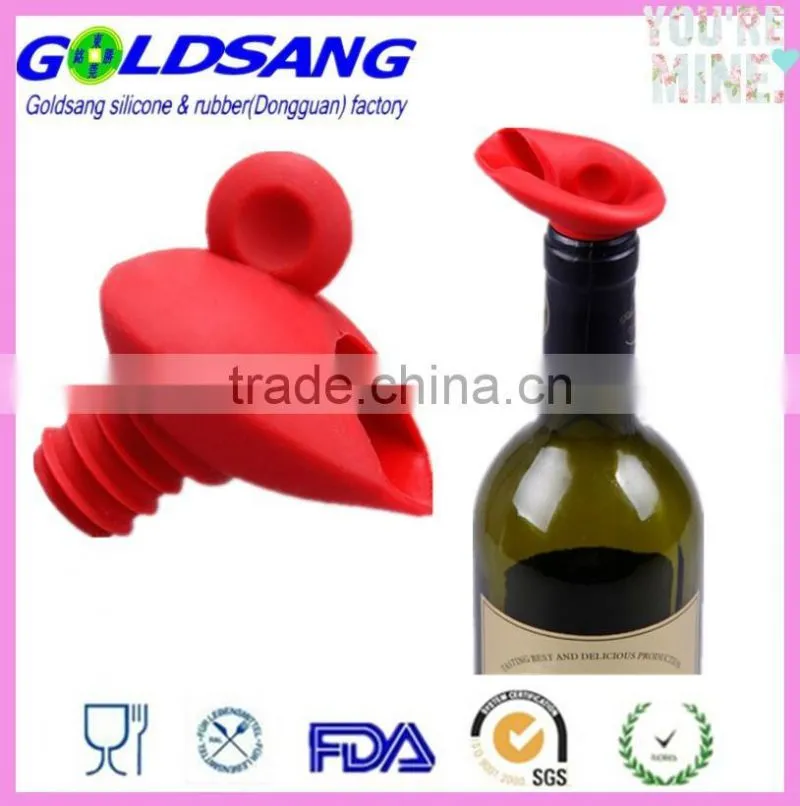 5 pcs boxed Silicone wine pourer stopper