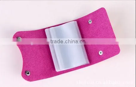Stylish Candy Colors PU Name Card Case