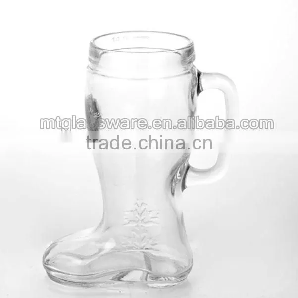 Beer Steins Glass Type and Eco-Friendly Feature football shapes beer glass