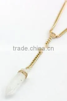 SALE Natural Quartz Necklace Healing Gemstone Necklace