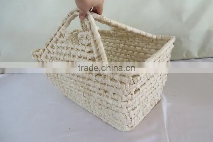 Wholesale corn husk cheap handmade natural straw bag