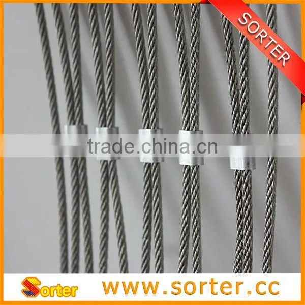 safety stainless steel chain link garden or zoo fence