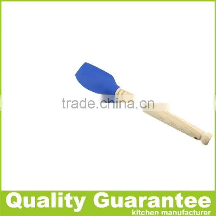 High quality wooden baking utensil set silicone kitchen utensil set