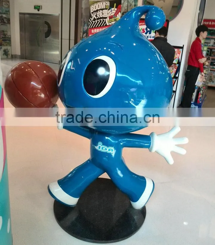 Ball boy cartoon figure mascot for shopping mall
