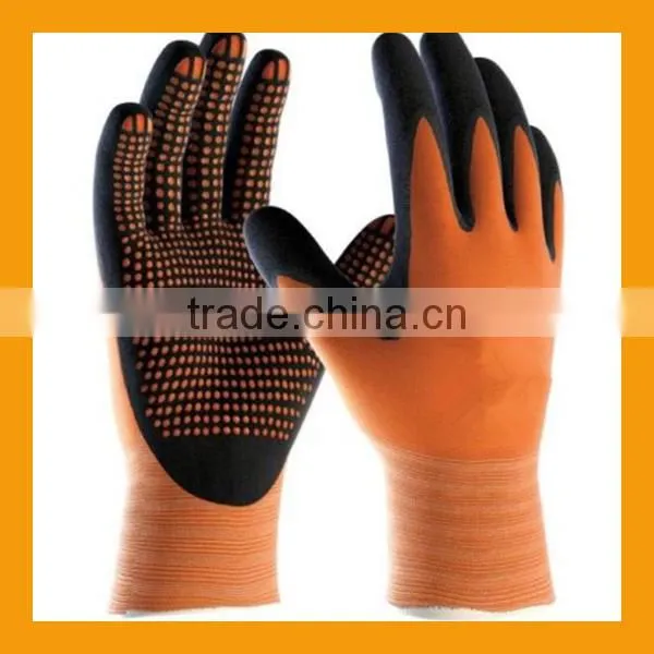 Micro Foam Dots Palm Nitrile Coated Gloves