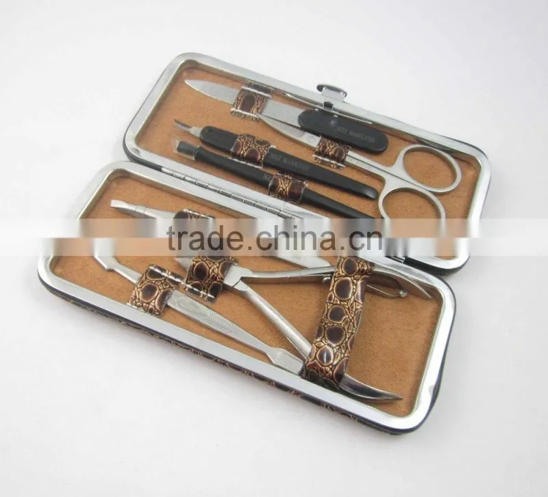 Elegant Design 7pcs Stainless Steel Manicure Pedicure