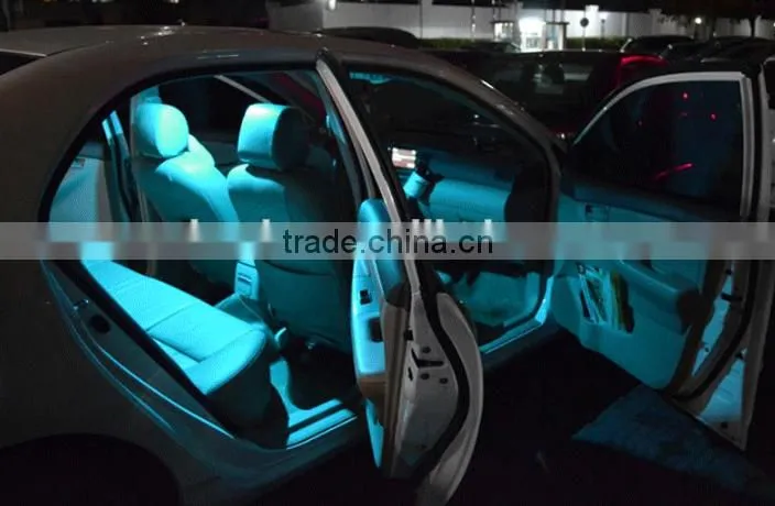 Car modification LED colorful T10 and shown wide light burst flashing LED in wide light small daytime running lights modificatio