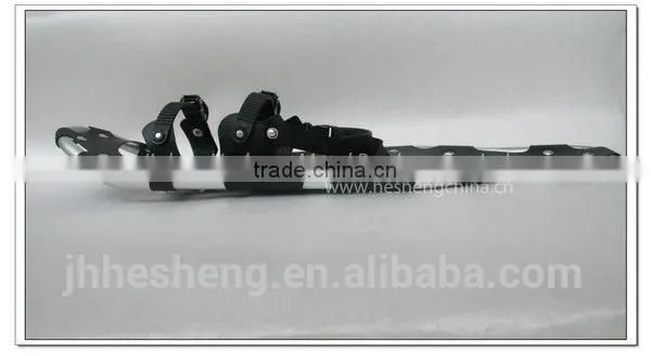 Wholesale 8x30"(22x78cm)anti-slip snowshoe Aluminium pivot PU binding Aluminum alloy crampon snowshoes (HS-SS2 30inch)