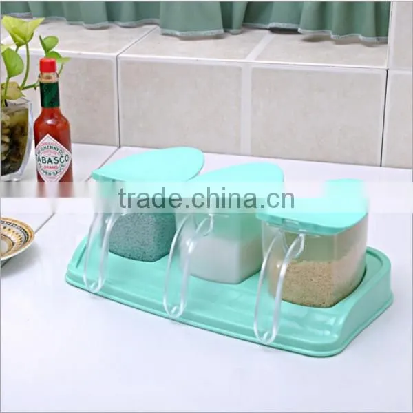 Custom Home Kitchen Plastic Food-Grade PP Seasoning Box Spice Case Golden Supplier In ShenZhen Factory