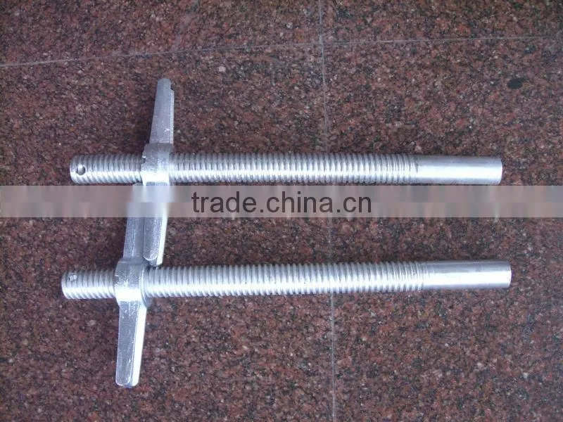 Screw base jack scaffolding legs
