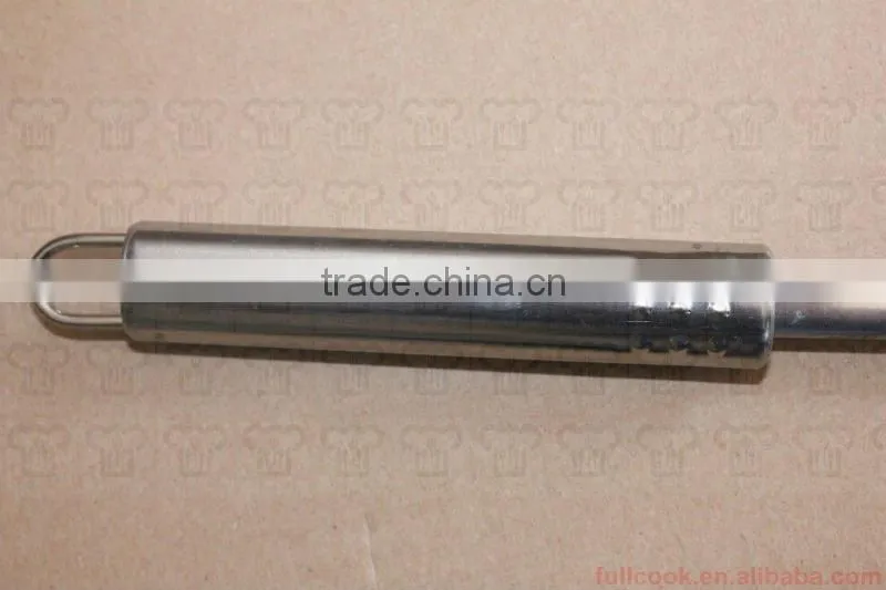 Stainless steel turner w/steel handle