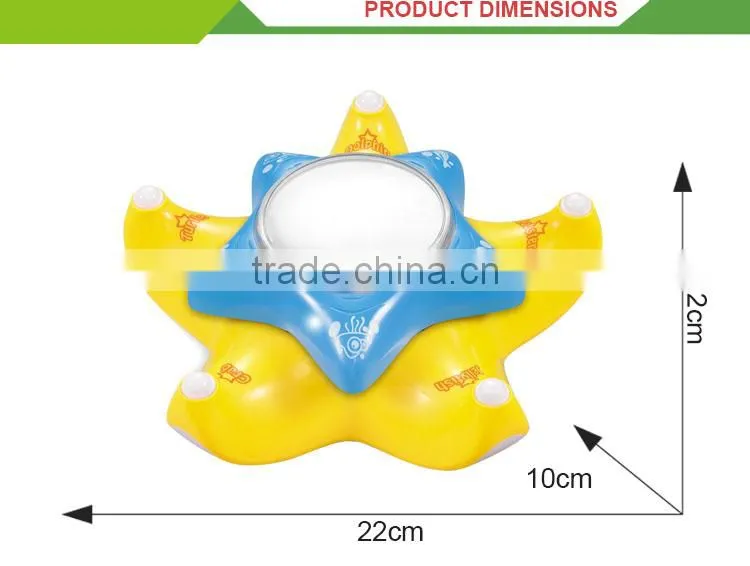Funny set cartoon musical electric starfish lamaze baby toys