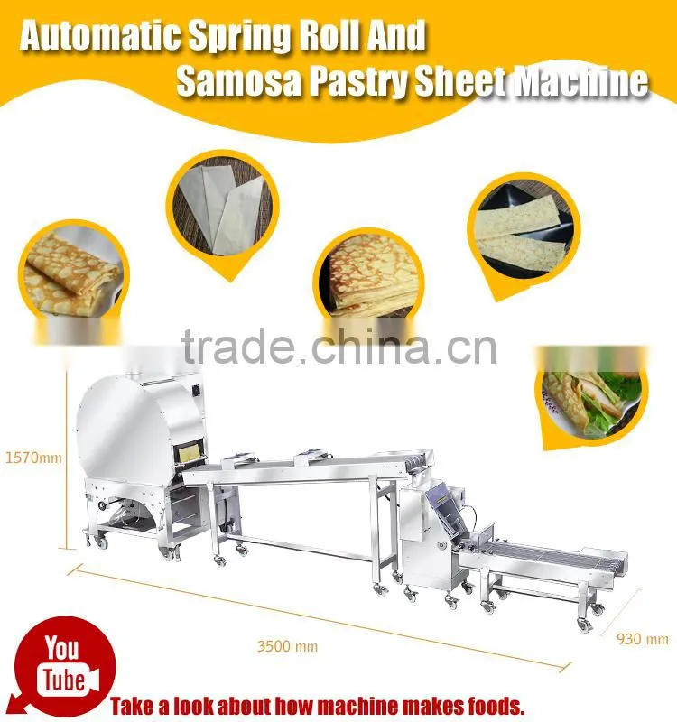 Anko Big Scale Making Filling Electric Automatic Crepe Maker