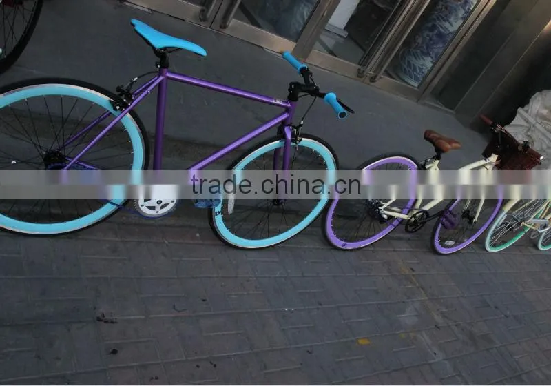 700C chromoly fixed gear bike