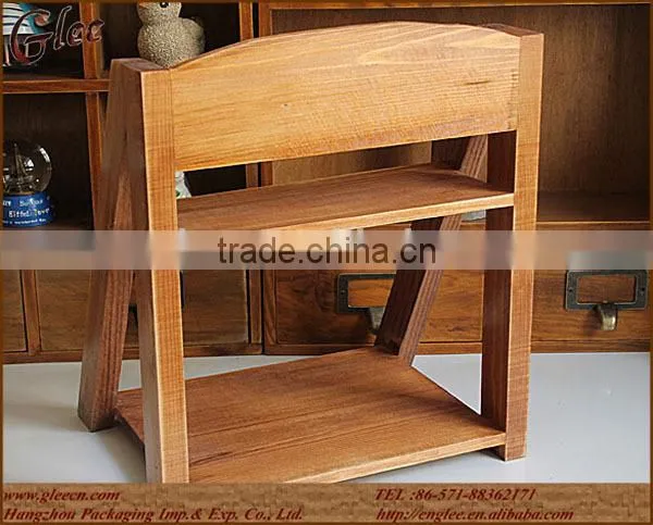 beautiful small size home decoration wooden flower stand