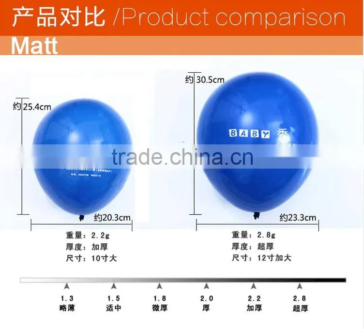 decoration,wedding,promotion,advertising festival Festival 100%natural latex balloon