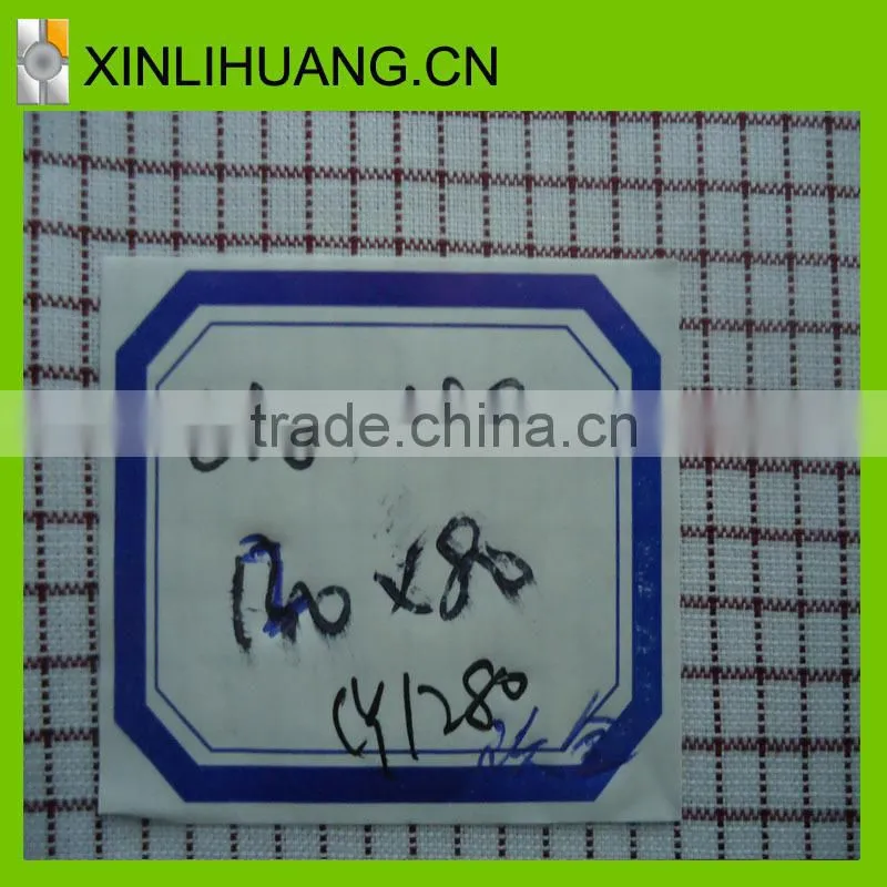 Cotton Plain Yarn Dyed Check Fabric With Cheap Price