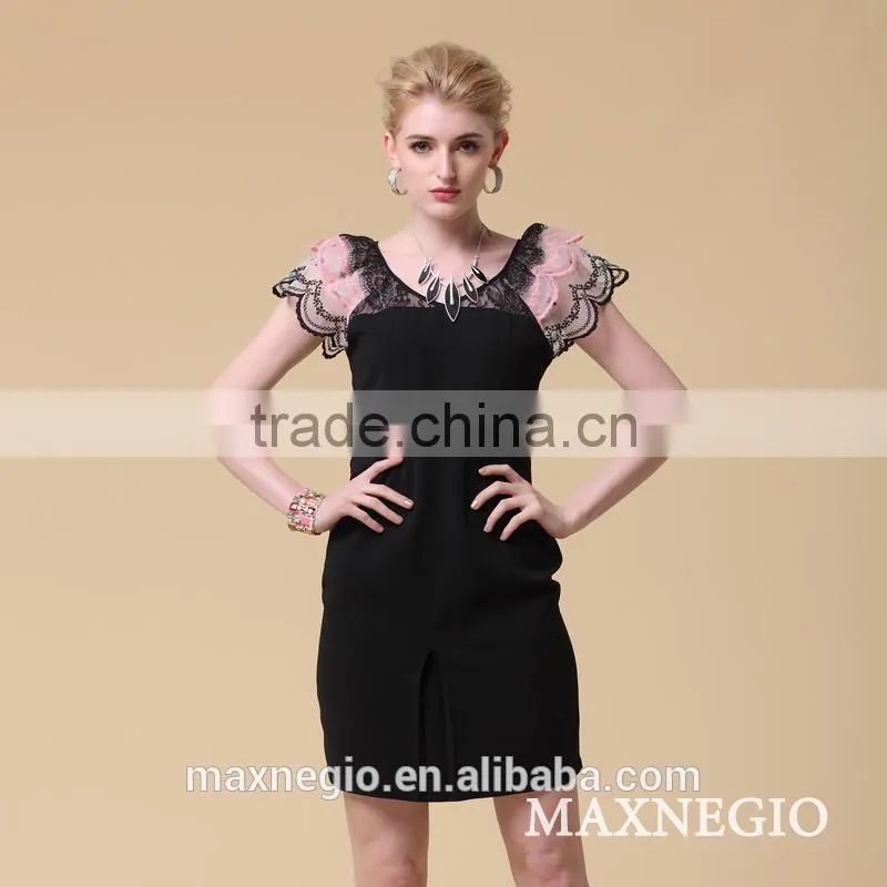 2015 hot sale simple cute casual short pencil dress