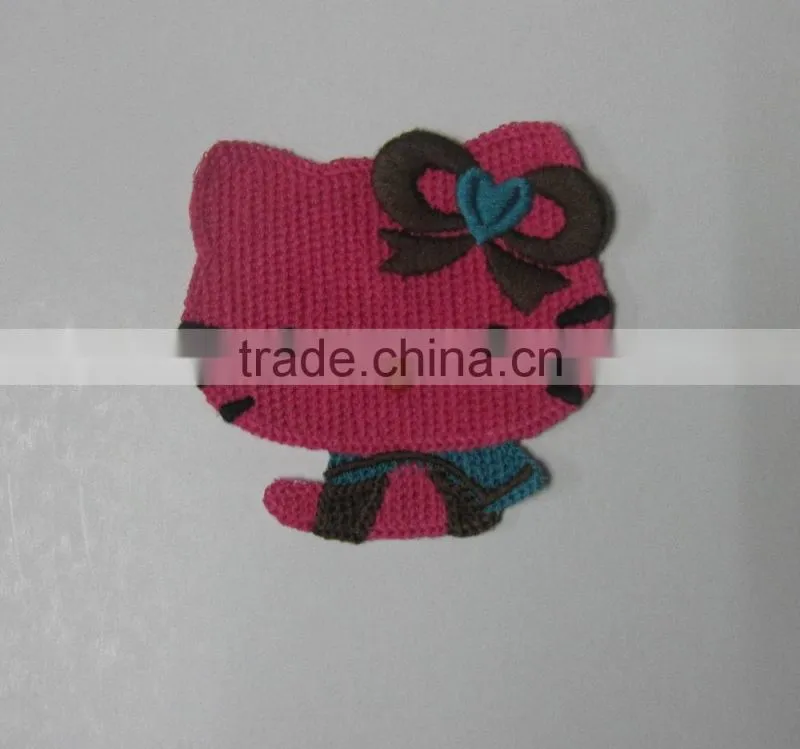 crochet cat head applique patterns