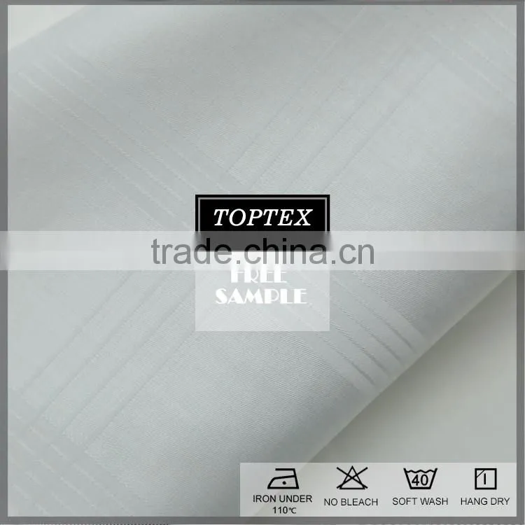 cotton 100% 110" wide satin strip fabric for hotel bedding