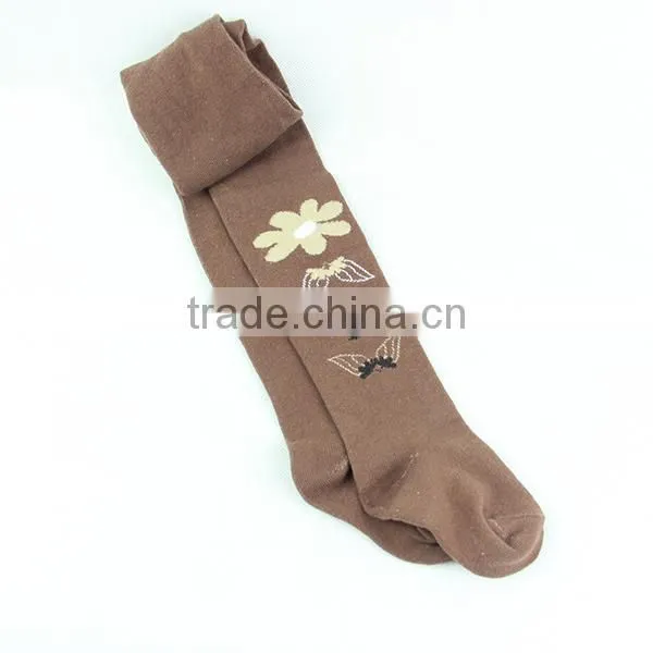 fashion baby girl tights baby cute baby tights for baby girl with jacquard flower