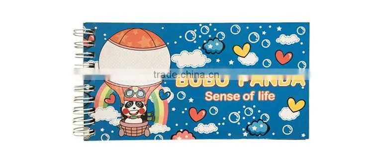 Children creative book Wire-o book board book ,children learning colors book printing 4/4C book with lamination