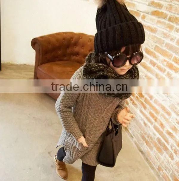 High Quality New Model Children Custom Clothing Girl' Dress With Pocktet