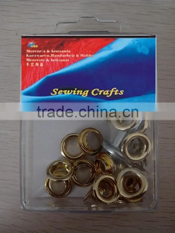 D&D golden metal eyelets and tool 15mm Eyelets with tool NO17329