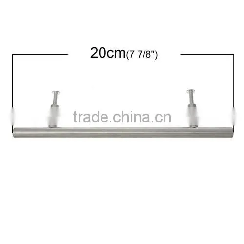 Silver Tone Jewelry Cabinet Cupboard Box Handle Drawer Pull 20cmx3.2cm