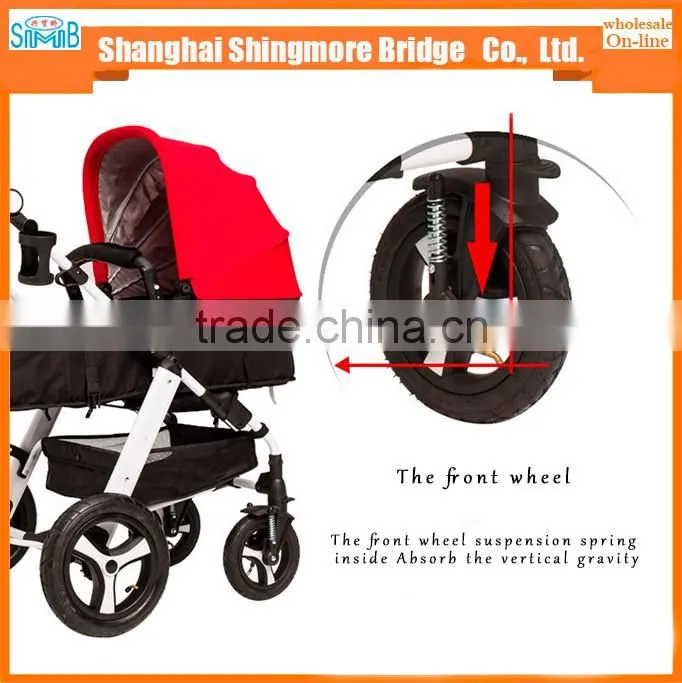 China baby stroller manufacturer best price wholesale luxury Aluminum Alloy frame baby stroller 3 in 1