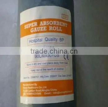 100% medical cotton gauze roll