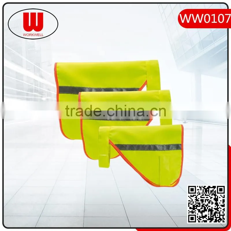 plain style reflective safety dog jacket
