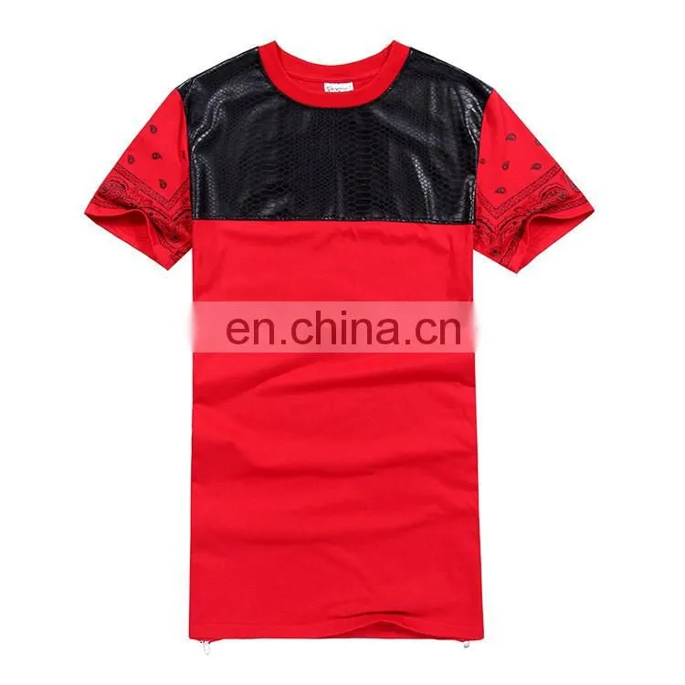 Custom men's long t shirts 6003