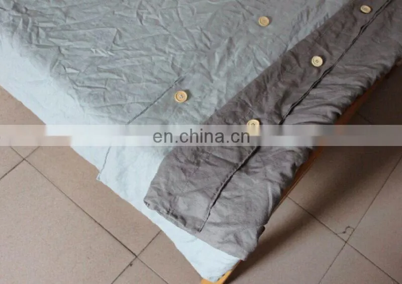100% high quality linen bed sheet sets/bedding sets with stone washed/preshrunk