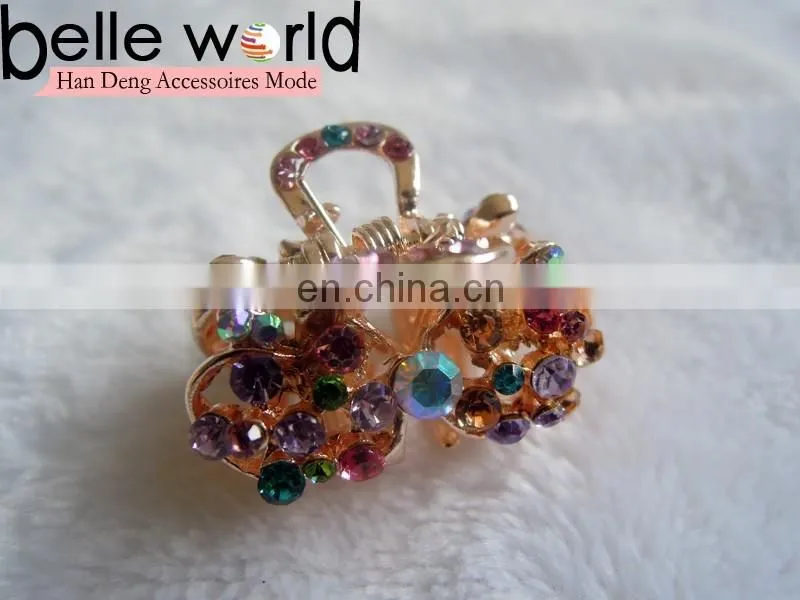 Elegant Bridal Hair Accessory Rhinestone Mini Hair Claw Clip