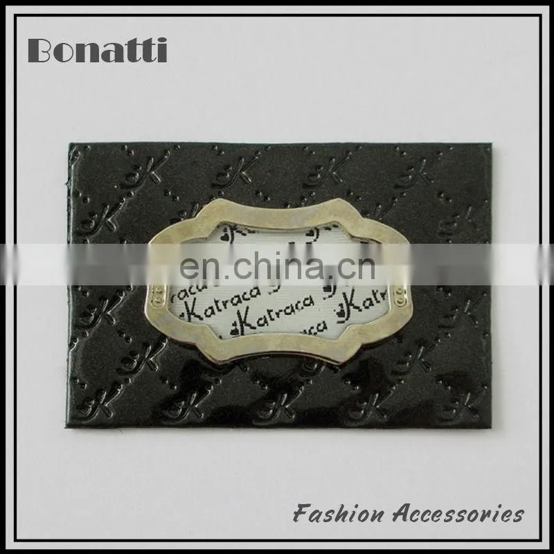 hot selling metal leather labels wholesale leather patches for fashion jeans