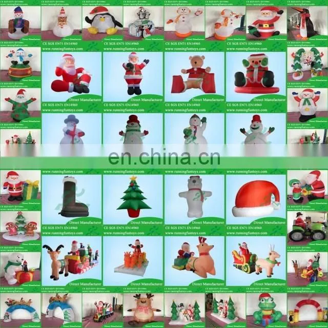 Outdoor Christmas Inflatable Angel Playing Trumpet, Fabric Christmas Angel Ornament