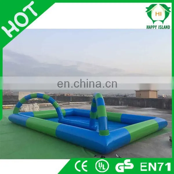 HI Hot sale kids game race track, PVC tarpaulin inflatable ball pool, inflatable race tracking field