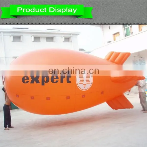 Promotional inflatable blimp, inflatable airship with logo printing for wedding