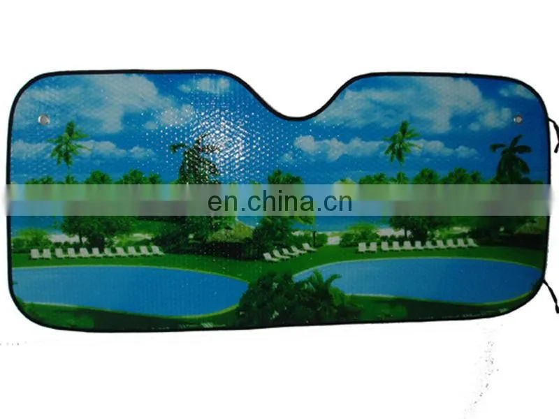 Foldable PE bubble front car sunshades