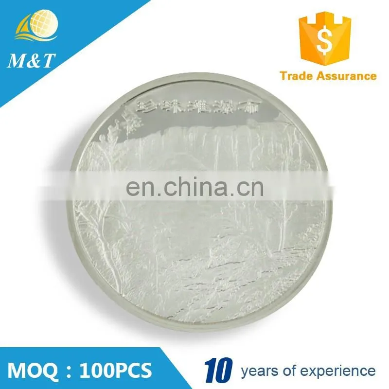 Factory direct sale cheap custom silver coins
