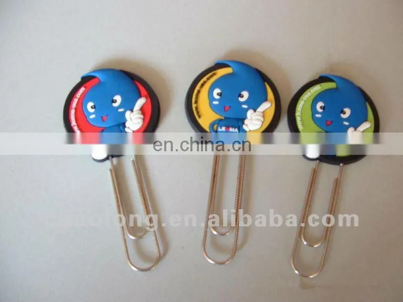hot selling factory price and custom made soft pvc book mark,bookmarks