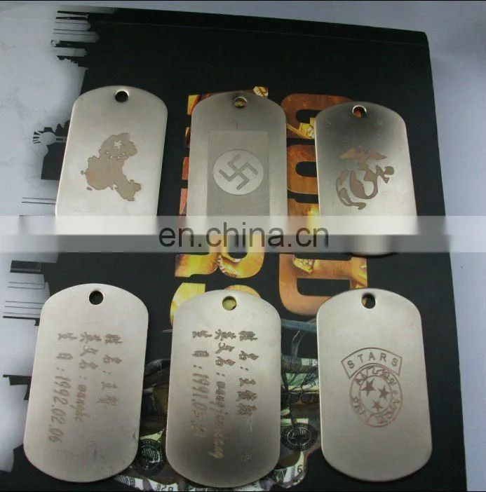 metal Zine-alloy dog ID tag