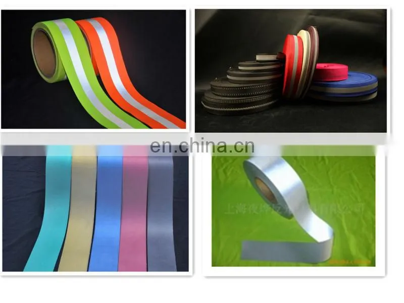 reflective ribbon for garments, safety ribbon