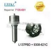 Diesel Injector Nozzle L087PBD Control Valve 9308-621c Common Rail Fuel Injection Repair Kits 7135-644 for Delphi EJBR04101D