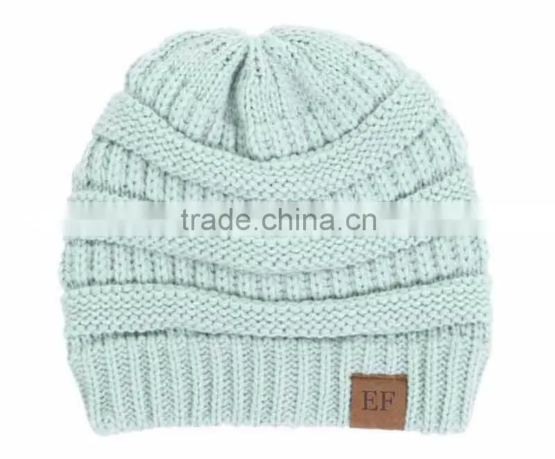 Wholesale Slouchy Knit Custom Women Beanie