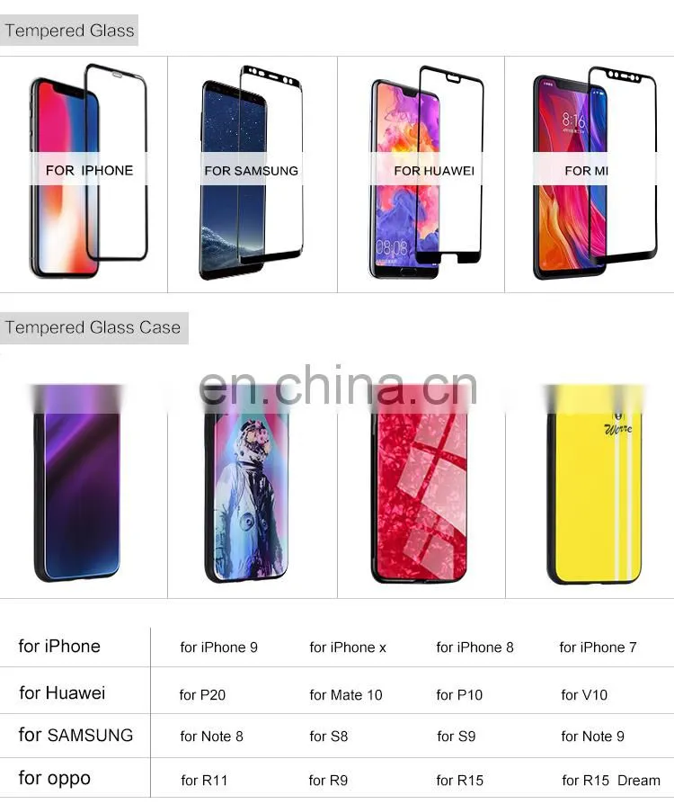 Popular Product 2.5D 9H Mobile Phone Tempered Glass Screen Protector Film for Iphone 6 6s 7 8 X XS plus 11 Pro Max