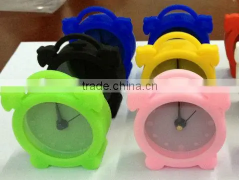 Candy and square shaped digital Silicone desk clock
