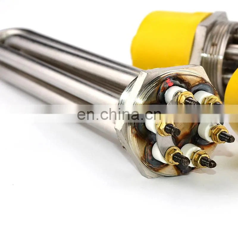 304 stainless steel heating pipe Hex thread aluminum heating pipe for water pipe heating cable